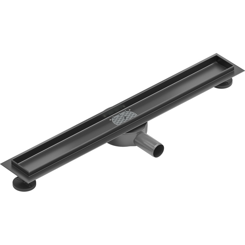 Mexen Flat 360° telo pre lineárny odtok, otočný 60 cm, gun gray brúsený - 1E40060