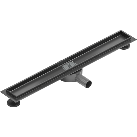 Mexen Flat 360° telo pre lineárny odtok, otočný 60 cm, gun gray brúsený - 1E40060