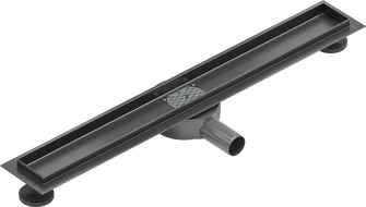 Mexen Flat 360° korpus pre líniový žľab otočný 70 cm, brúsená zbraňová sivá - 1E40070