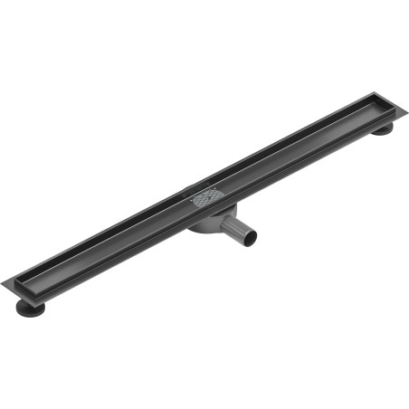 Mexen Flat 360° telo pre otočný líniový odtok 80 cm, gun gray kartáčovaný - 1E40080