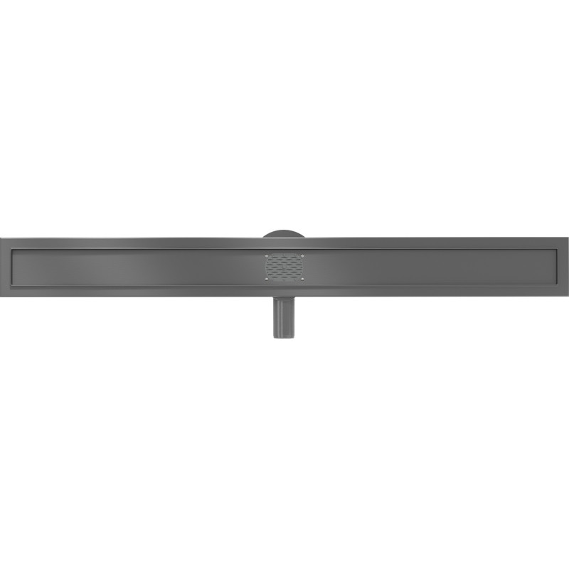 Mexen Flat 360° telo pre otočný líniový odtok 80 cm, gun gray kartáčovaný - 1E40080