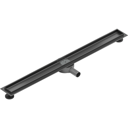 Mexen Flat 360° Korpus pre líniový odtok otočný 90 cm, gun gray kartáčovaný - 1E40090
