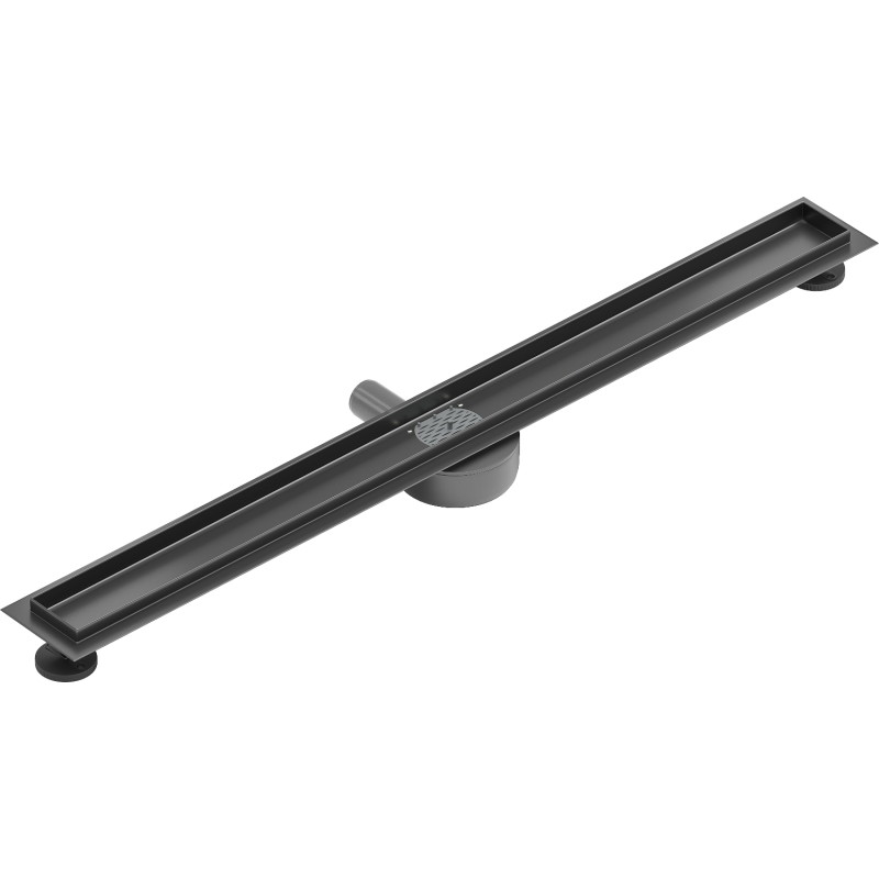 Mexen Flat 360° Korpus pre líniový odtok otočný 90 cm, gun gray kartáčovaný - 1E40090