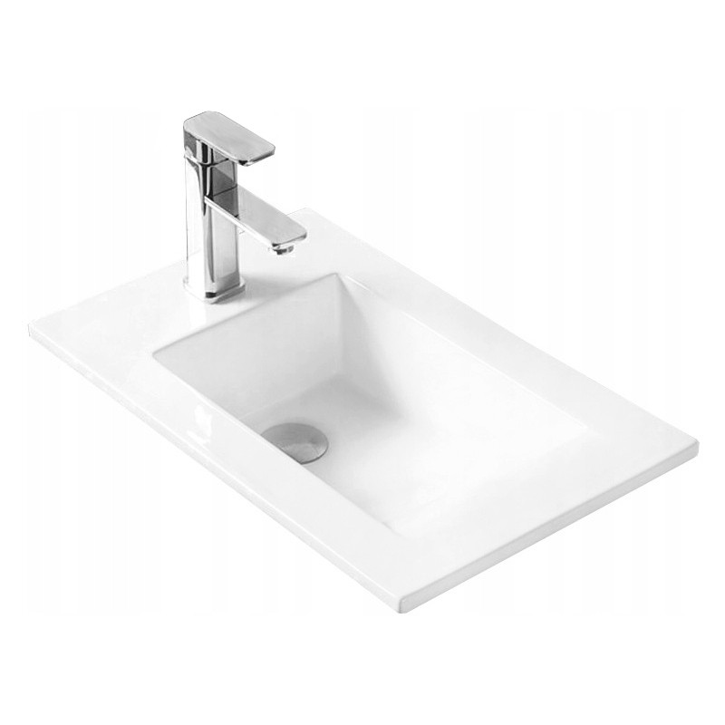 Mexen Alir umývadlo zapustené do dosky 34 x 55 cm, biele - 25503400
