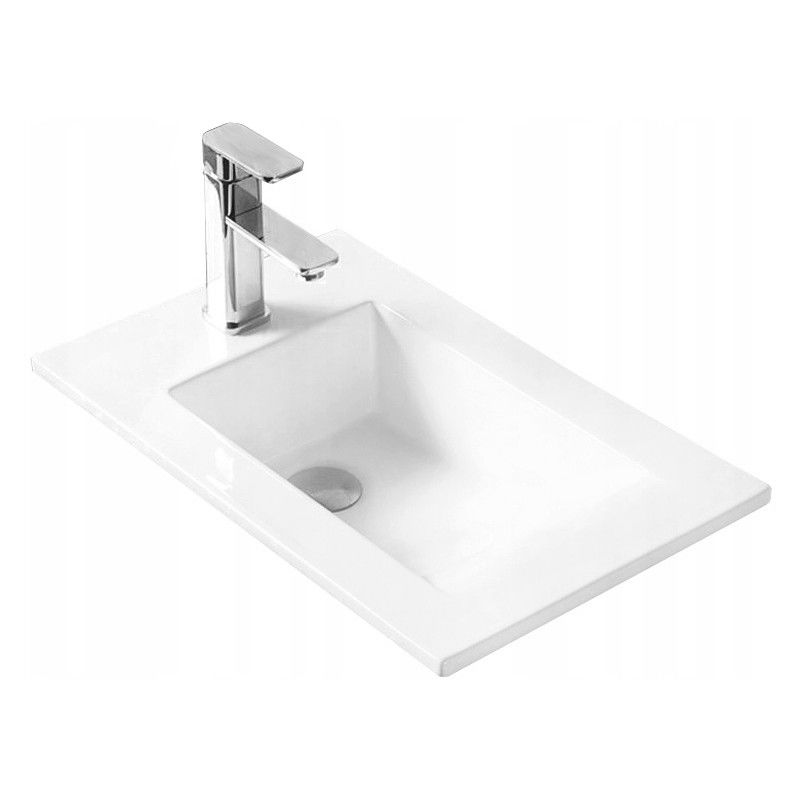 Mexen Alir vstavané umývadlo do dosky 34 x 55 cm, biele - 25503400