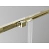 Mexen Exo-3S sprchový kút 3-stenný posuvný 200 x 90 cm, transparentný, zlatý - 8152-200-090-50-00-3S