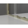 Mexen Exo-3S sprchový kút 3-stenný posuvný 200 x 90 cm, transparentný, zlatý - 8152-200-090-50-00-3S