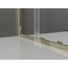 Mexen Exo-S Duo 3S 3-stenný posuvný sprchový kút 140 x 95 cm, priehľadný, zlatý - 8152-140-095-50-00-3S