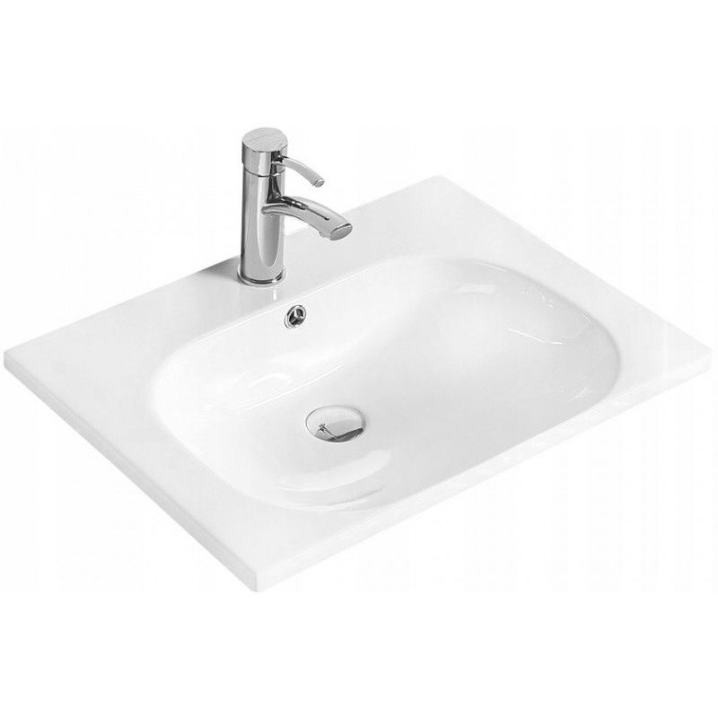 Mexen Erika umývadlo vstavané do dosky 60 x 47 cm, biele - 25526000