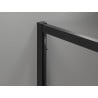 Mexen Exo-3S trojstenná posuvná sprchová kabína 180 x 95 cm, transparentná, čierna - 8152-180-095-70-00-3S