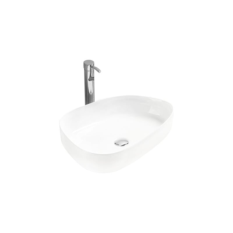 Mexen Chiara umývadlo na dosku 54 x 39 cm, biele - 21585400