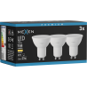 Mexen Nova 3x LED Žiarovka GU10, 1,5W, Teplá - 3000K, 158 lm - L107-GU10-0130-01x03