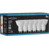 Mexen Nova 6x LED žiarovka GU10, 1,5W, Neutrálna - 4000K, 158 lm - L107-GU10-0140-01x06
