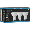 Mexen Nova 3x LED Žiarovka GU10, 3W, Neutrálna - 4000K, 315 lm - L107-GU10-0340-01x03