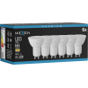 Mexen Nova 6x LED žiarovka GU10, 9W, Teplá - 3000K, 945 lm - L108-GU10-0930-01x06
