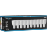 Mexen Nova 10x LED žiarovka GU10, 12W, Neutrálny - 4000K, 1260 lm - L108-GU10-1240-01x10