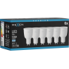 Mexen Nova 6x LED žiarovka GU10, 12W, Studená - 6500K, 1260 lm - L108-GU10-1265-01x06
