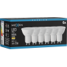 Mexen Nova 6x LED žiarovka GU10, 10W, Teplá - 3000K, 1055 lm - L108-GU10-1030-01x06