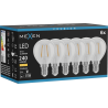 Mexen Vintis 6x LED filamentová žiarovka E14, G45, 2W, Teplá - 2700K, 240 lm, číra - L156-E14-0227-00x06