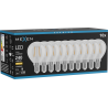 Mexen Vintis 10x žiarovka filament LED E14, G45, 2W, Teplá - 2700K, 240 lm, číra - L156-E14-0227-00x10