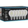 Mexen Vintis 6x LED žiarovka filament E14, G45, 4W, Neutrálna - 4000K, 470 lm, číra - L156-E14-0427-00x06