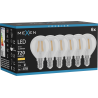 Mexen Vintis 6x Žiarovka filament LED E14, G45, 6W, Teplá - 2700K, 720 lm, číra - L156-E14-0627-00x06