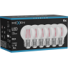 Mexen Vintis 6x LED žiarovka s vláknom E27, G45, 4W, 55 lm, červená - L156-E27-04XX-45x06