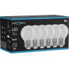 Mexen Vintis 6x žiarovka filament LED E27, G45, 4W, 55 lm, modrá - L156-E27-04XX-47x06