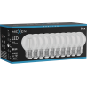 Mexen Vintis 10x Žiarovka filament LED E27, G45, 4W, 55 lm, modrá - L156-E27-04XX-47x10