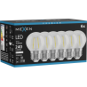 Mexen Vintis 6x LED žiarovka filament E27, G45, 2W, neutrálna - 4000K, 240 lm, číra - L156-E27-0227-00x06