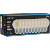 Mexen Vintis 10x LED filamentová žiarovka E27, G45, 4W, Teplá - 2200K, 400 lm, jantárová - L156-E27-0422-50x10
