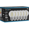Mexen Vintis 6x žiarovka filament LED E27, G45, 4W, Neutrálna - 4000K, 470 lm, číra - L156-E27-0427-00x06