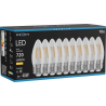 Mexen Vintis 10x LED žiarovka filament E27, C35, 6W, Teplá - 2700K, 720 lm, číra - L154-E27-0627-00x10