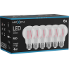 Mexen Vintis 6x LED filamentová žiarovka E27, A60, 4W, 55 lm, červená - L150-E27-04XX-45x06