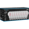 Mexen Vintis 10x žiarovka filament LED E27, A60, 4W, 55 lm, červená - L150-E27-04XX-45x10