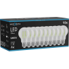 Mexen Vintis 10x žiarovka filament LED E27, A60, 4W, 55 lm, zelená - L150-E27-04XX-46x10