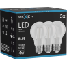Mexen Vintis 3x Vlákno LED žiarovka E27, A60, 4W, 55 lm, modrá - L150-E27-04XX-47x03