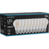 Mexen Vintis 10x LED filamentová žiarovka E27, A60, 4W, 55 lm, oranžová - L150-E27-04XX-48x10
