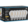 Mexen Vintis 6x LED filamento žiarovka E27, A60, 4W, Teplá - 2200K, 470 lm, číra - L150-E27-0422-00x06