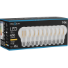 Mexen Vintis 10x LED žiarovka vlákno E27, A60, 4W, Teplá - 2200K, 470 lm, číra - L150-E27-0422-00x10