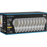 Mexen Vintis 10x žiarovka filament LED E27, A60, 4W, Teplá - 2200K, 280 lm, dym - L150-E27-0422-70x10