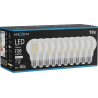 Mexen Vintis 10x žiarovka filament LED E27, A60, 6W, Neutrálna - 4000K, 720 lm, číra - L150-E27-0640-00x10