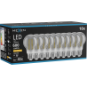 Mexen Vintis 10x LED filamentová žiarovka E27, A60, 8W, Teplá - 2200K, 600 lm, dymová - L150-E27-0822-70x10