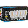 Mexen Vintis 6x LED žiarovka filament E27, A60, 8W, Teplá - 2700K, 1055 lm, číra - L150-E27-0827-00x06