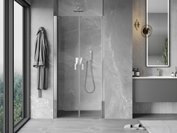 Mexen Mist sprchové dvere otočné 90 cm, transparentné, chróm - 8A7-090-000-01-00