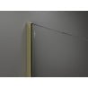 Mexen Kioto sprchová stena Walk-in 150 x 200 cm, čierna ombre 8 mm, zlatá - 800-150-101-50-76