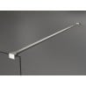 Mexen Kioto sprchová stena Walk-in 140 x 200 cm, ombre čierna 8 mm, kartáčovaný nikel - 800-140-101-97-76