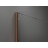 Mexen Kioto sprchová stena Walk-in 90 x 200 cm, biela ombre 8 mm, ružové zlato - 800-090-101-60-86