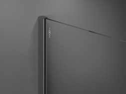 Mexen Kioto sprchová stena Walk-in 80 x 200 cm, biela ombre 8 mm, gun metal - 800-080-101-95-86
