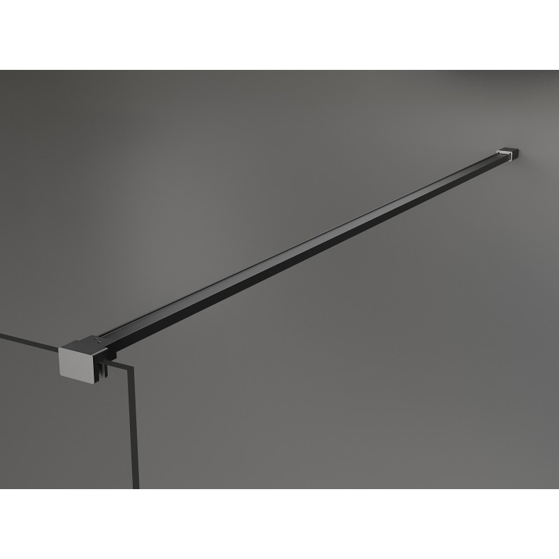 Mexen Kioto sprchová stena Walk-in 80 x 200 cm, biela ombre 8 mm, gun metal - 800-080-101-95-86